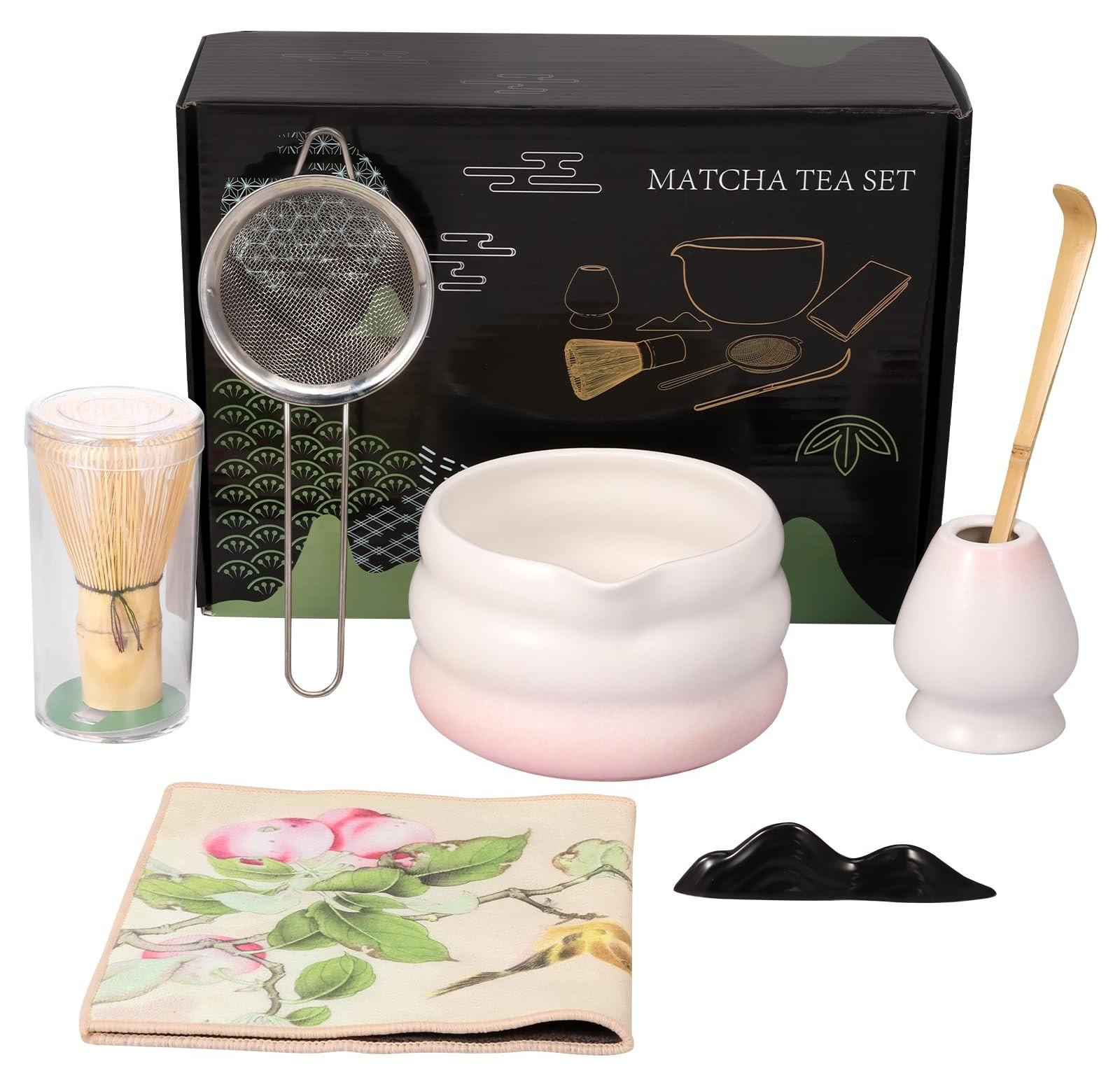7-delige Matcha Set met Traditionele Accessoires