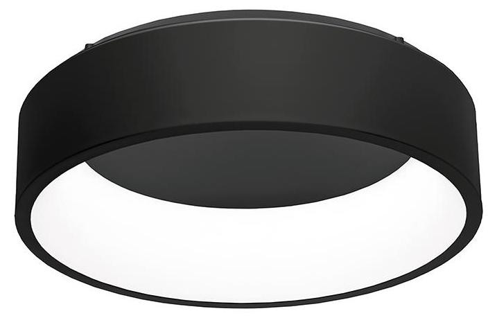 Rossini Illuminazione Chopin Ronde LED-plafondlamp, 36 W, Warm wit (3000 K), Zwart