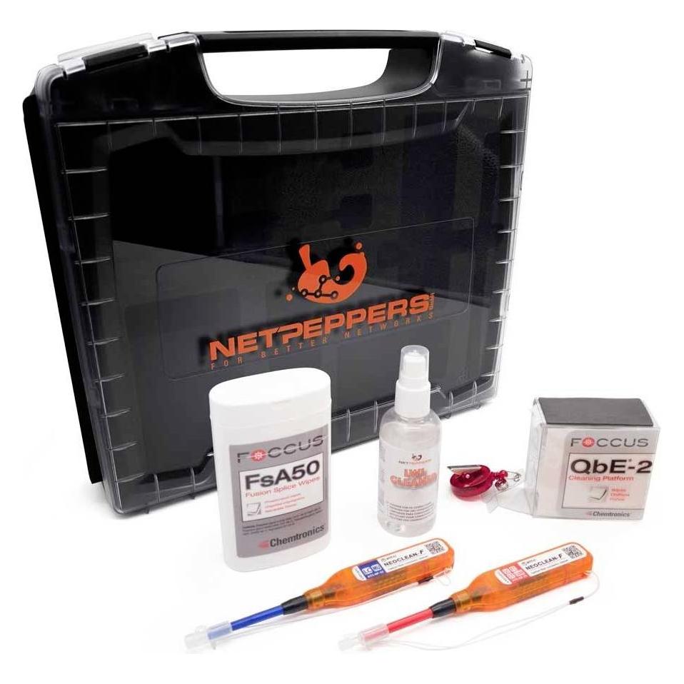 Netpeppers NETP LWL Reinigungskoffer (Werkzeug) (NP-FIBER-KIT100)