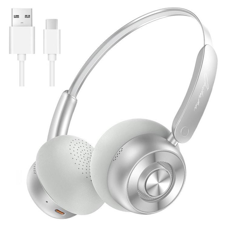Onikuma GT820 gaming headphones (gray) (Kabelgebunden, Kabellos) (GT820 Silver)