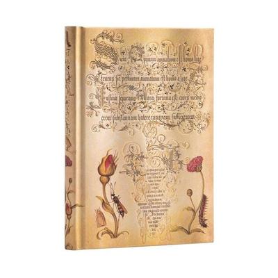 Hardcover Notizbuch Flämische Rose, Midi, Unliniert