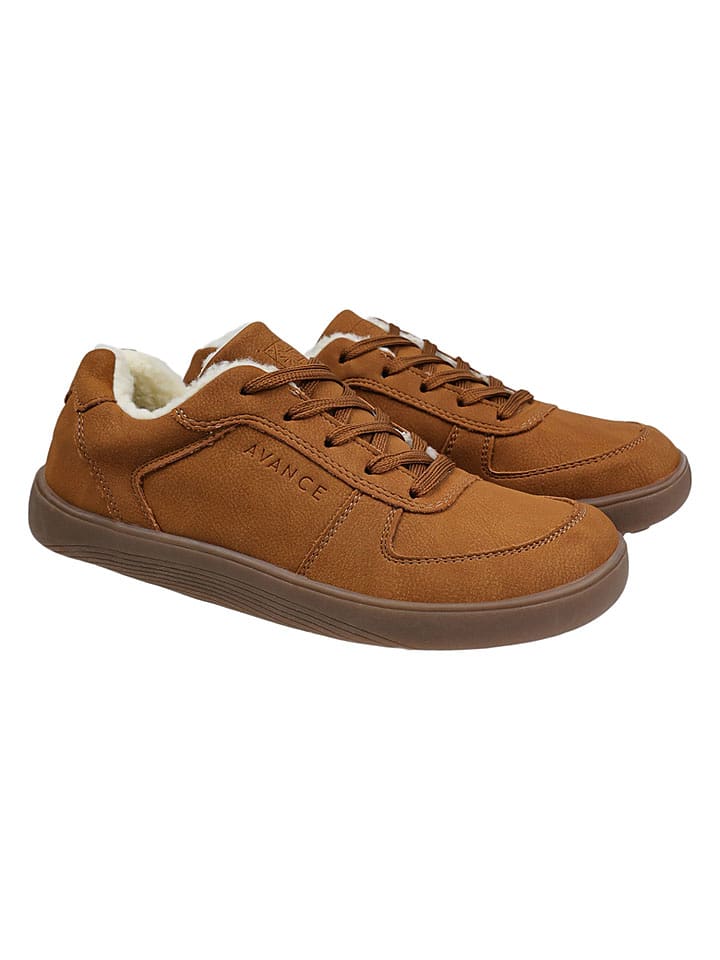 avance shoes Barfußschuhe in Hellbraun - 40