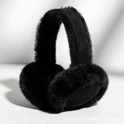 Uplift Essentials Classic Fashion Ear Muffs For Women And Men Winter Outdoor Ear Warmers black