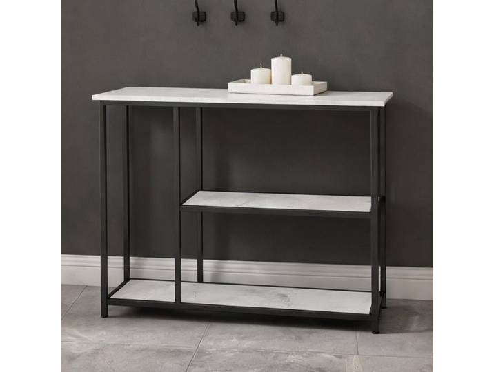Console en Acier Blanc 100 x 30 x 80 cm