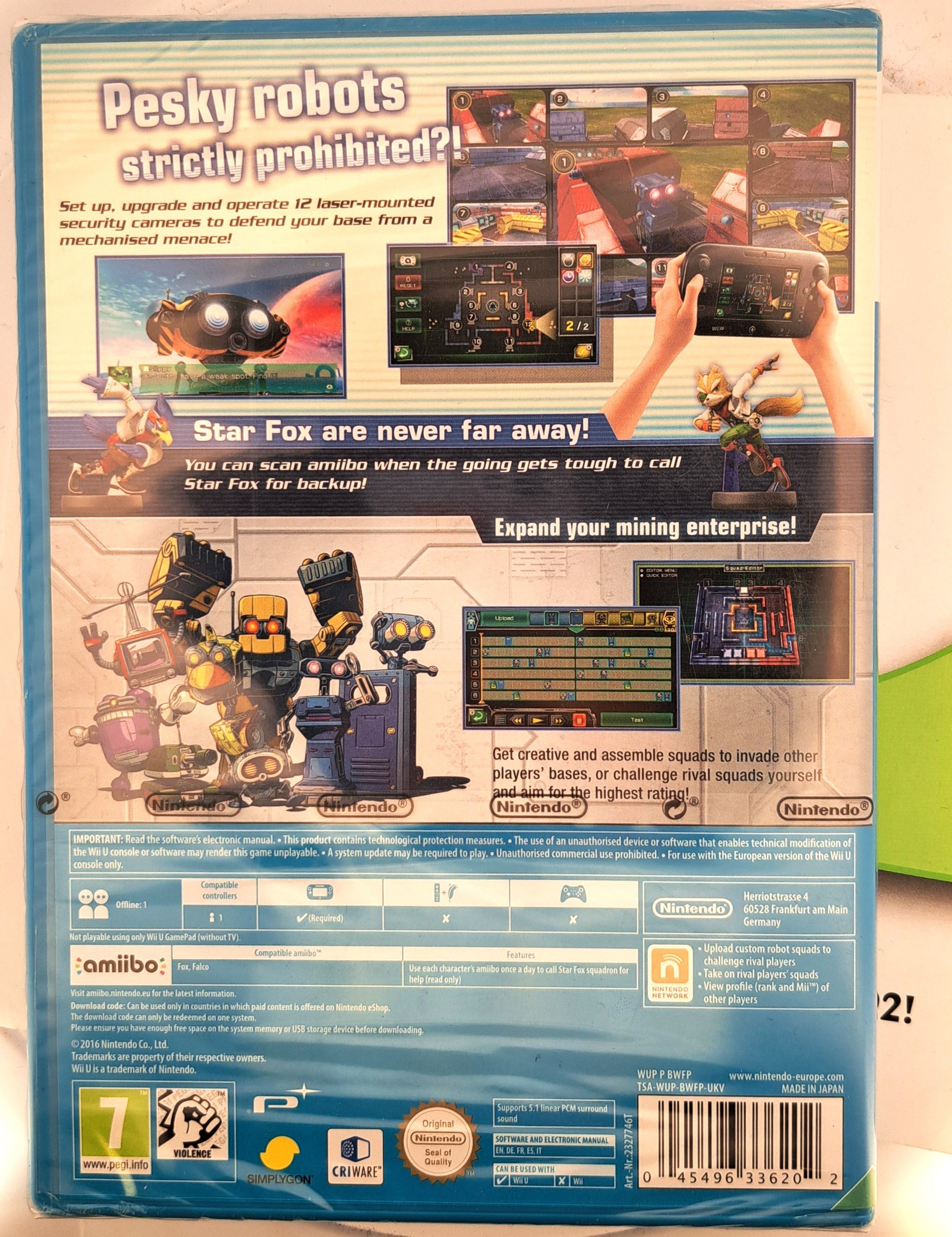 Nintendo Star Fox Guard WiiU (Käytetty)