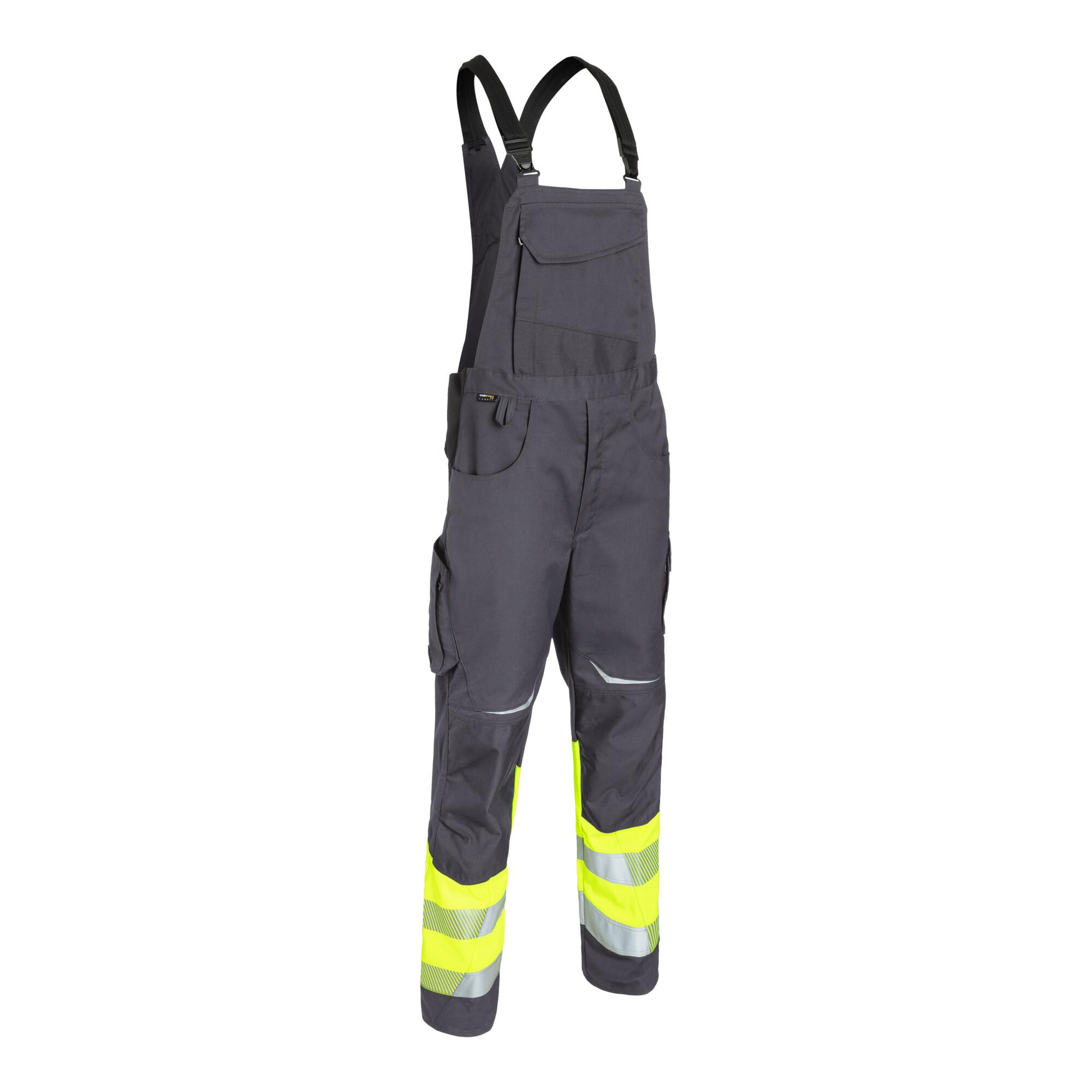 Kübler Latzhose REFLECTIQ Klasse 1 warngelb/anthrazit 46 ; Kübler Workwear (3208 8340-3497-46)