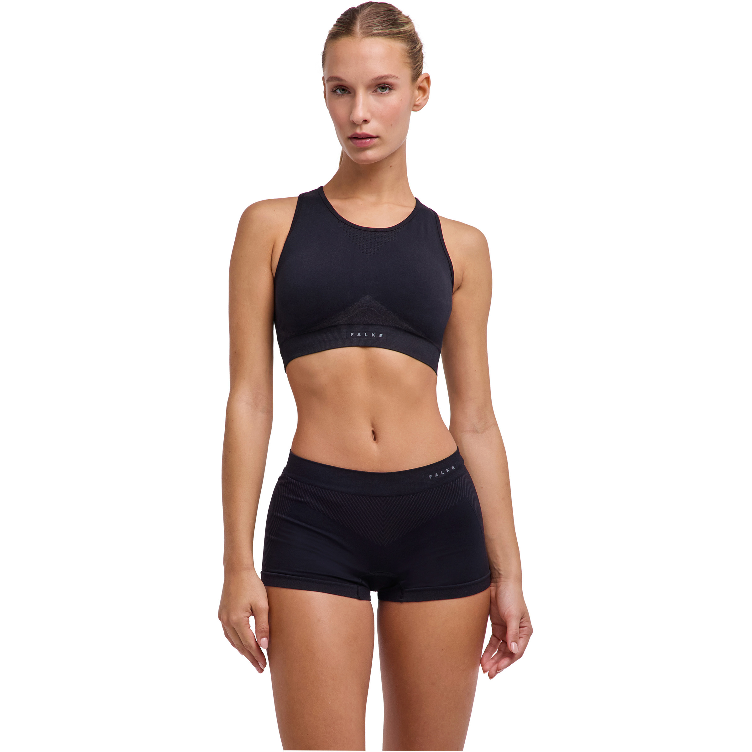 Falke Top Sport BH Damen Sport-BHs schwarz Größe L Schnell trocknend