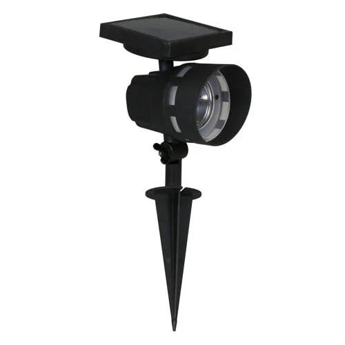Luxform Montana Solar Hybrid Intelligent LED Spotlight met grondpen voor tuin en terras