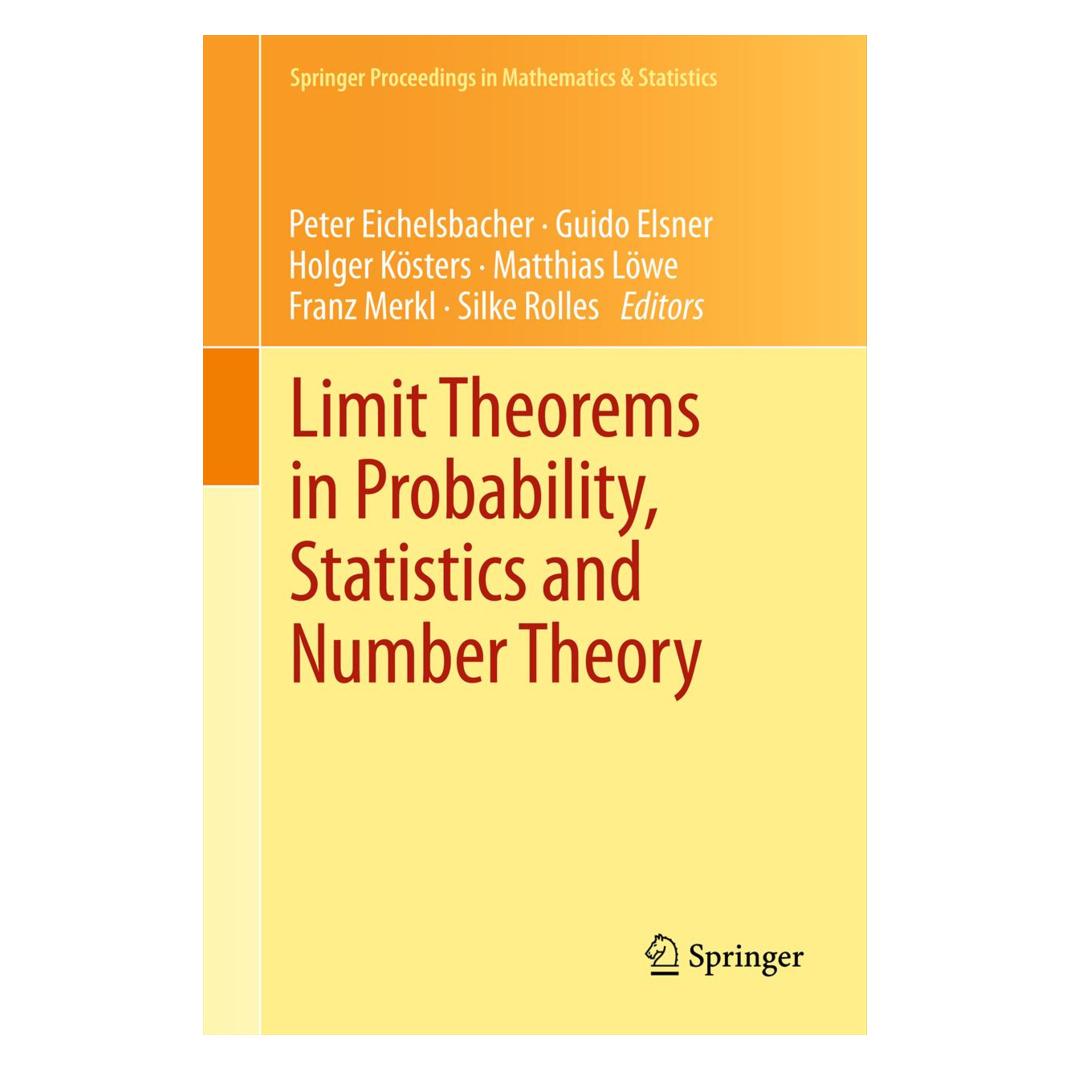 Springer Limit Theorems in Probability, Statistics and Number Theory (Englisch, Softcover, Franz Merkl, Matthias Löwe) (55581527)