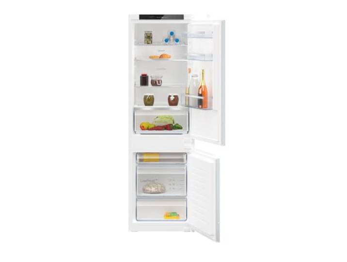 Neff N 50 Einbau-Kühl-Gefrierkombination 177.2 x 54.1 cm KI7862FE0 Made in Germany, 260 L Gesamtvolumen, No Frost Gefrierteil, Fresh Safe Fach, flexible Glasböden, akustischer Tür-Alarm