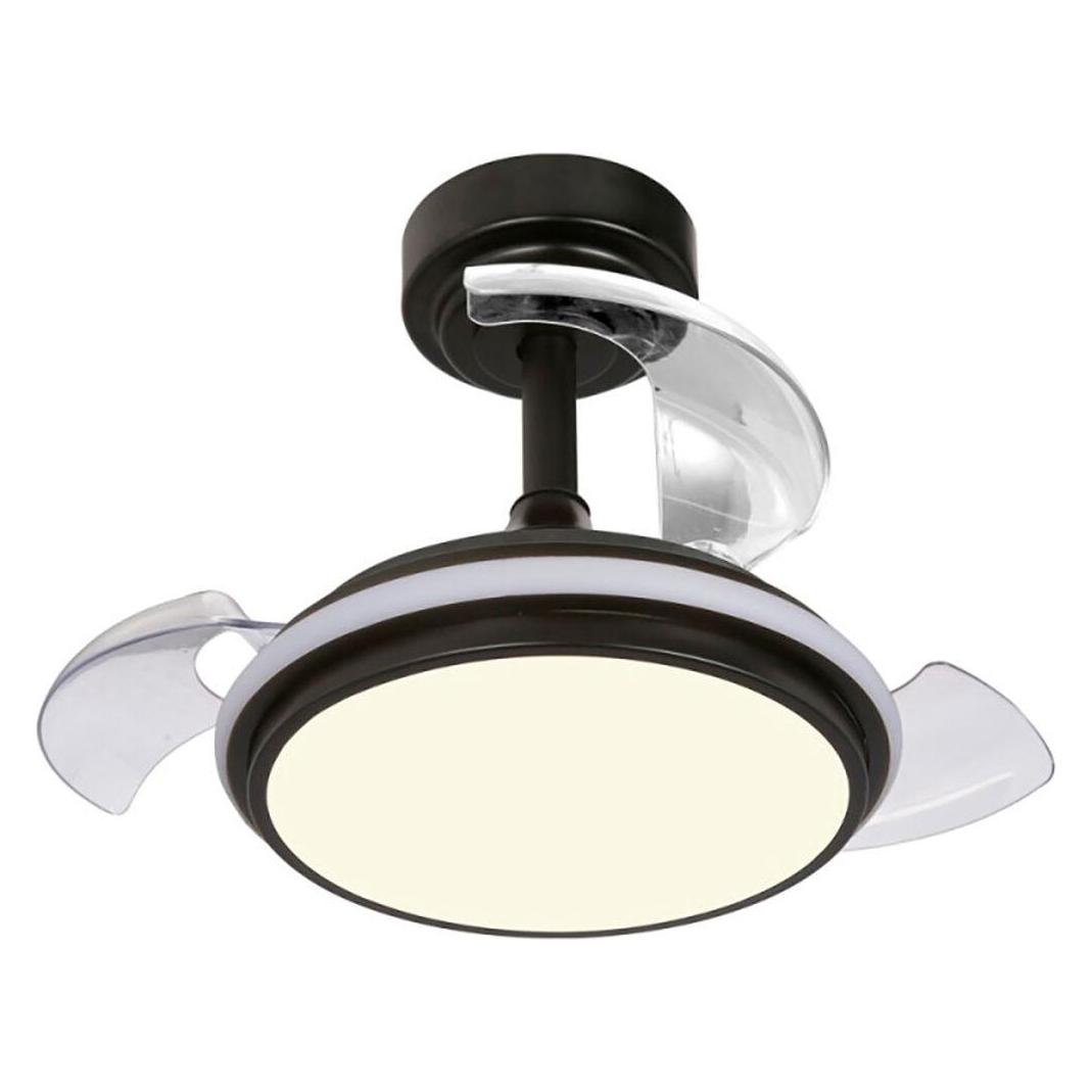 Cristal Record Deckenventilator mit Lampe CristalRecord Schwarz 35 W 1000 Lm (3000 K) (4000 K) (40 dB) (61168598)