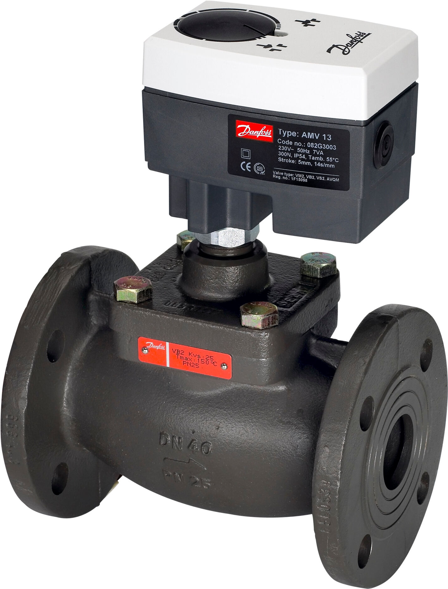 Danfoss électrique, actionneur 13 082G3003 3 points, marchepied, avec fonction de sécurité