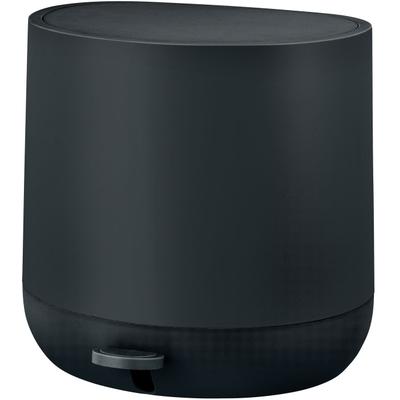 Kosmetikeimer "»Pomino«", schwarz, B:26cm H:26cm T:24cm, Kunststoff, SCHÖNER WOHNEN-KOLLEKTION, Mülleimer, Kosmetikeimer, Treteimer mit Absenkautomatik fürs Badezimmer, 4,5 Liter