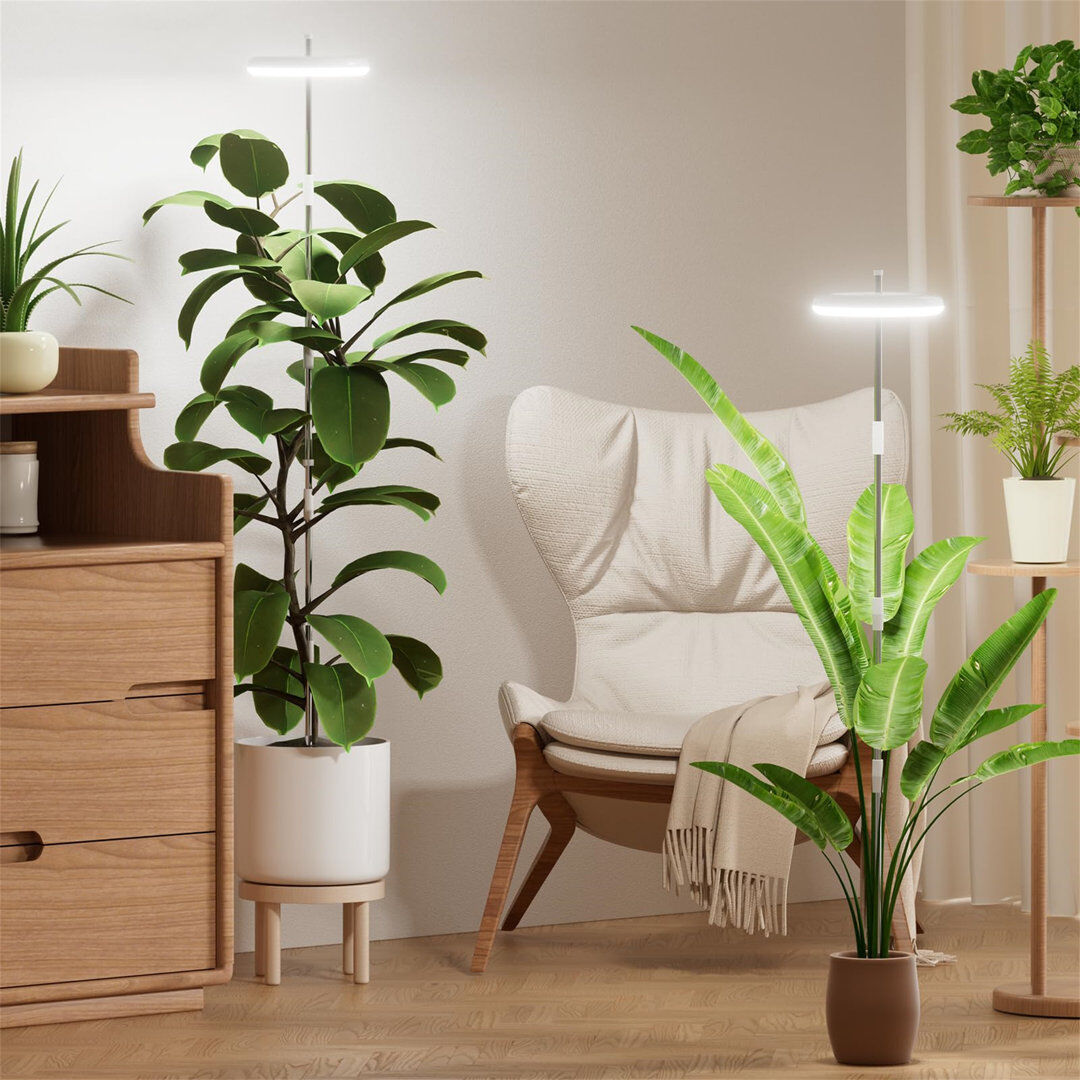 Ivy Bronx Grow Light White 150cm H X 15cm L X 15cm D
