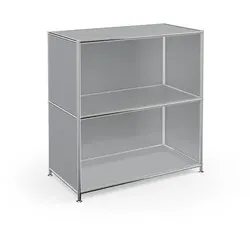 Aktenregal System 4 Metall Silber