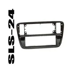VW up! ab 2011 Autoradio Blende Einbaurahmen Radioblende - piano black hochgl...