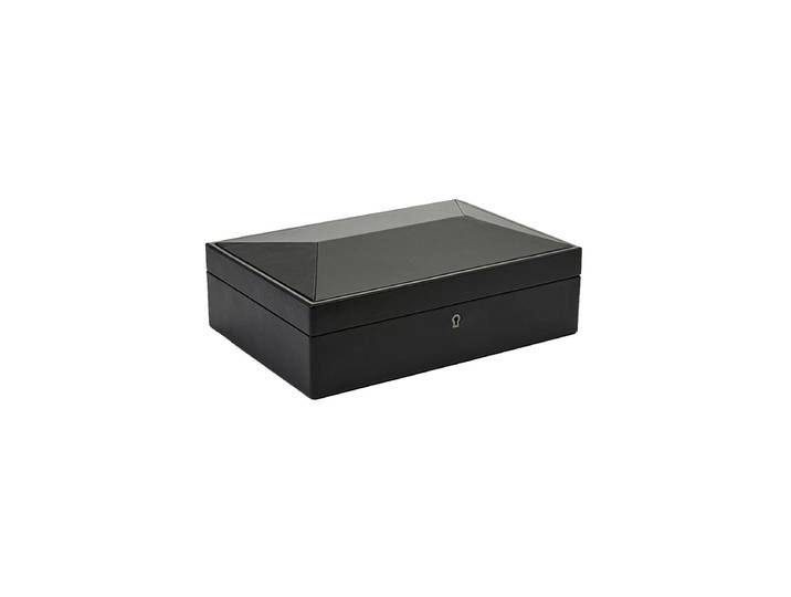 Uhrenbox „British Racing“ für 10 Armbanduhren Leder Schwarz WOLF
