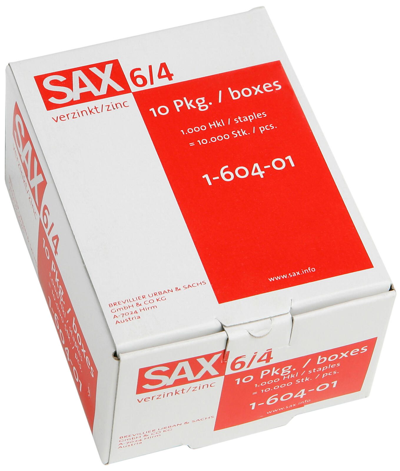sax design Heftklammern 6/4 1-604-01