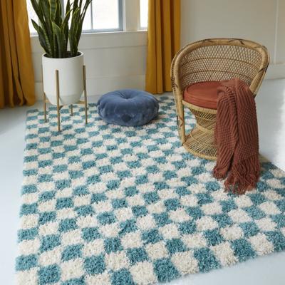 Balta Rugs Mackie Checkered Shag Area Rug