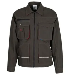 Bundjacke "BASALT" - 110 - oliv/rot