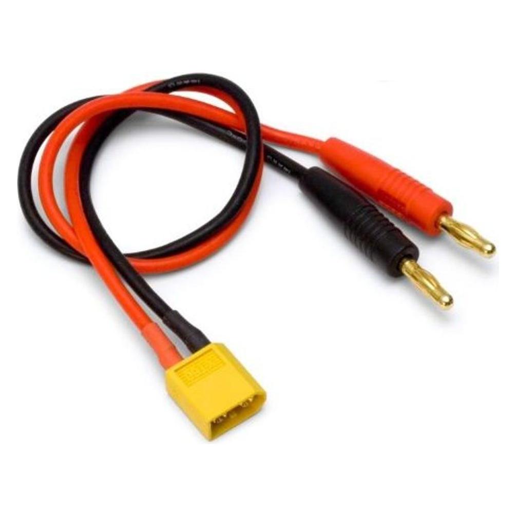 Dynomax Charging cable XT60 with 4mm banana contacts (Laddk_XT60_4mm)
