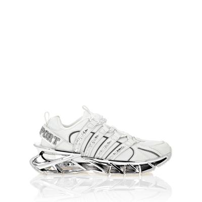 Sneaker PLEIN SPORT "Running-Sneaker", Damen, Gr. 47, Normalschaft, weiß (01, weiß), Schuhe Sneaker