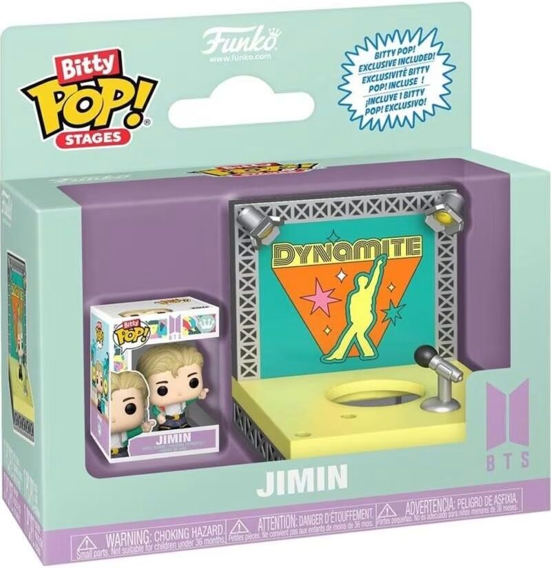 Funko Pop Bitty Stages Bts Dynamite Jimin Talla Única Unisex