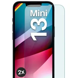 moex Klares Panzerglas für iPhone 13 mini – passgenaue 9H Schutzfolie für zuverlässigen Displayschutz – ShockProtect Klar