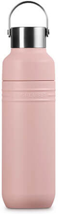 Le Creuset Shell Pink On The Go 500ml Insulated Water Bottle