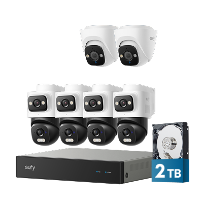 eufy Security NVR System E50-4-Cam Kit+2 Turret Cam