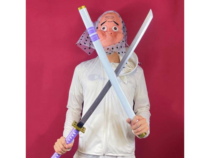 Épée Katana Kuchiki Byakuya, 104cm, taille réelle, accessoire de Cosplay japonais, couteau Ninja, jouet sabre de samouraï Original