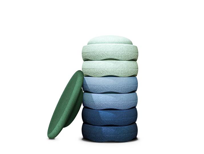 Stapelstein® - Original + Board, Waters & Greens Set (7er-Set)