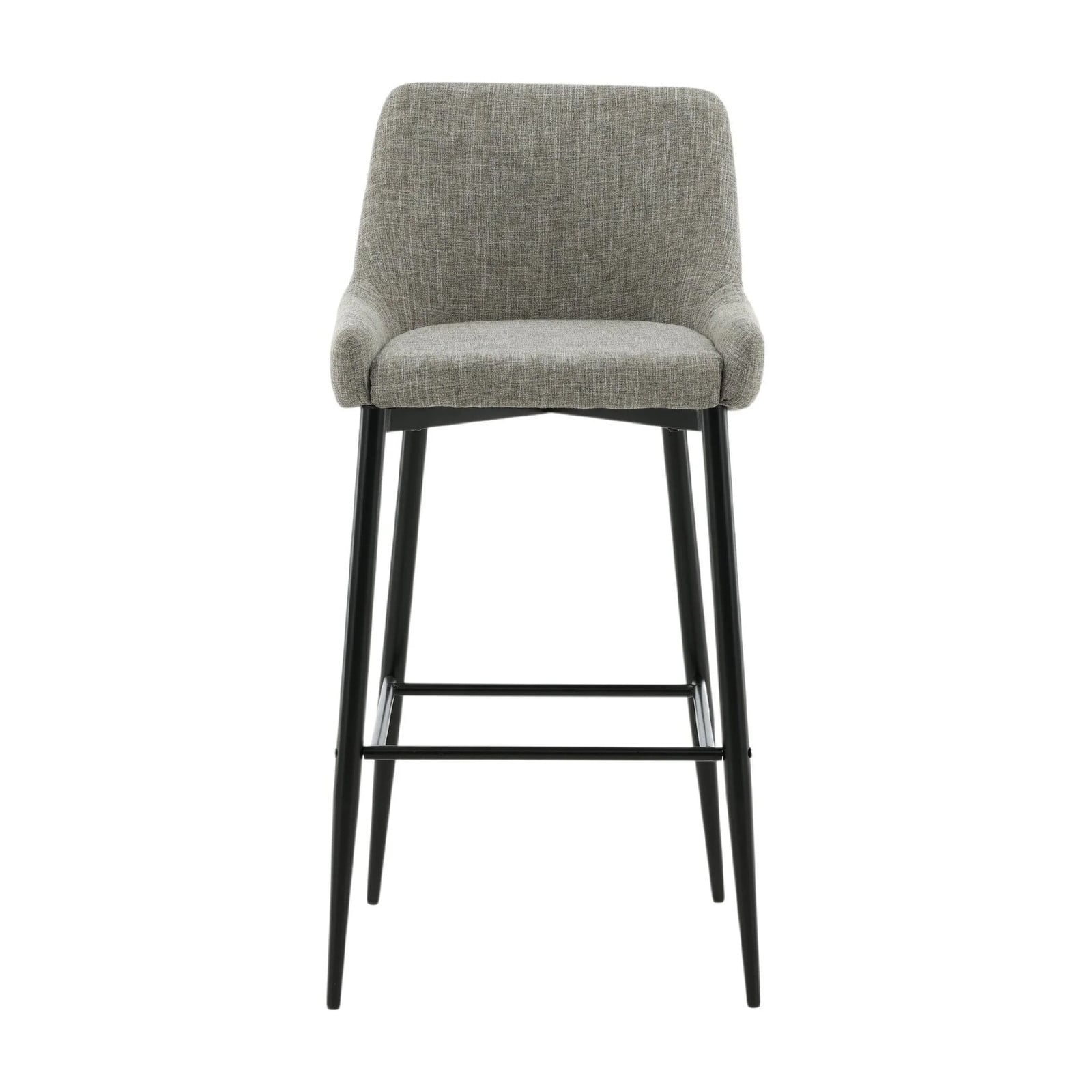 QUVIO Wato Barkruk 2-pack - Zwart en beige