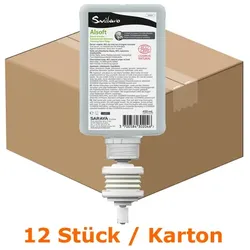 Saraya Alsoft Apfelduft G 450ml für MD-450 und UD-450 mit Apfelduft, mild und erfrischend, 12 Stück