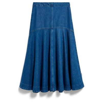 ARMEDANGELS - Women's Denim Midi Skirt - Rock Gr XS blau