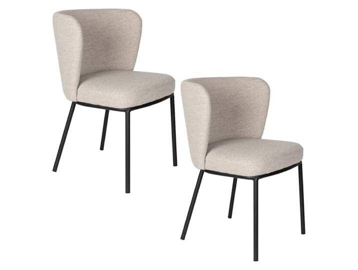 Housecraft Living Guus Eetkamerstoelen Beige - Set van 2