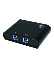 LogiLink USB 3.0 Sharing Switch USB-Umschalter für die gemeinsame Nutzung von Peripheriegeräten 2 x SuperSpeed (UA0216)