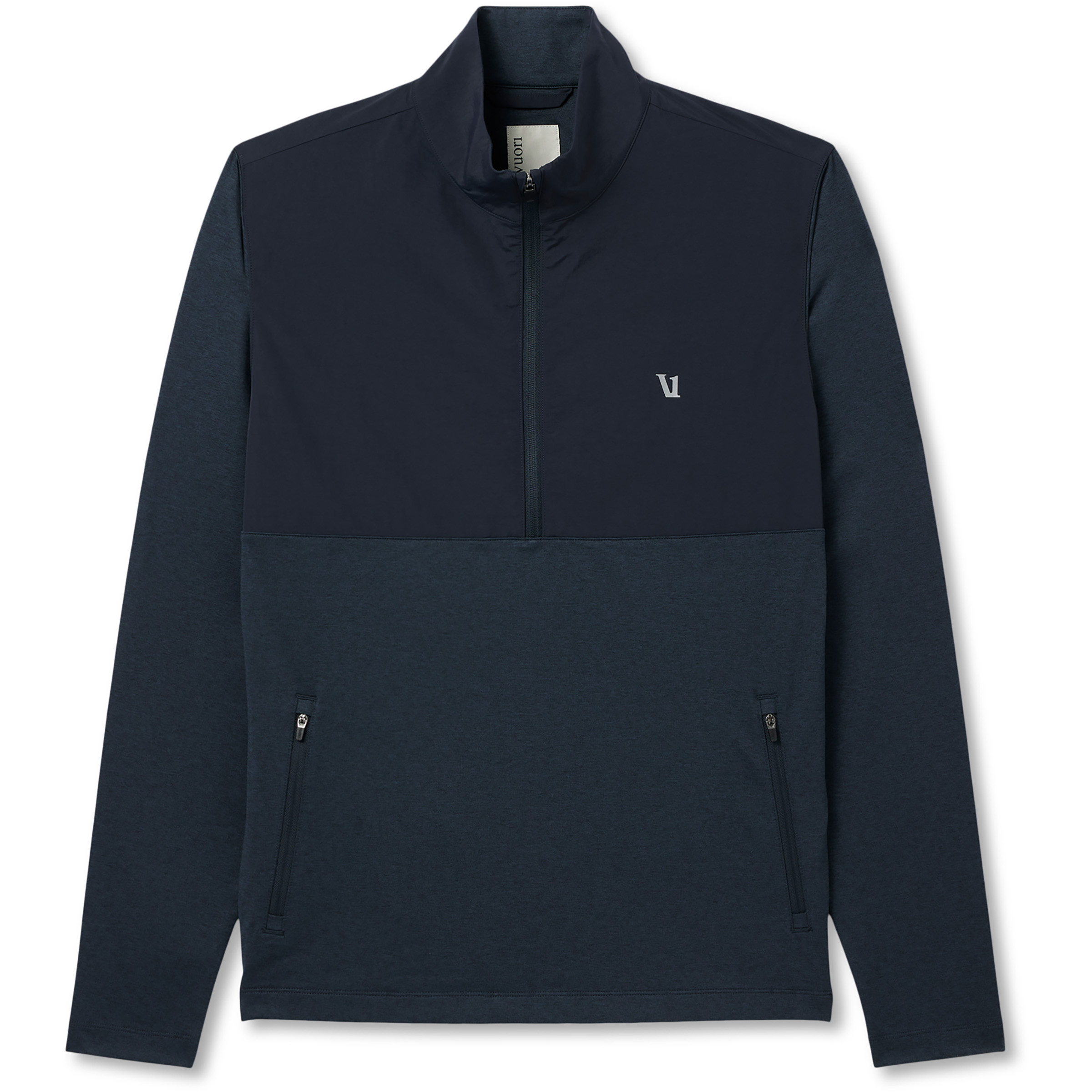 Vuori Sunday Element 1/2 Zip Herren Pullover blau Größe L Lifestyle Elastisch