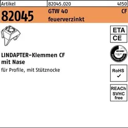 Klemme R 82045 GTW 40 CF M20 Sphäroguß feuerverz. 1 Stück LINDAPTER