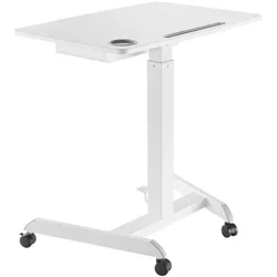Maclean Laptop Table, Notebook Ständer, Weiss
