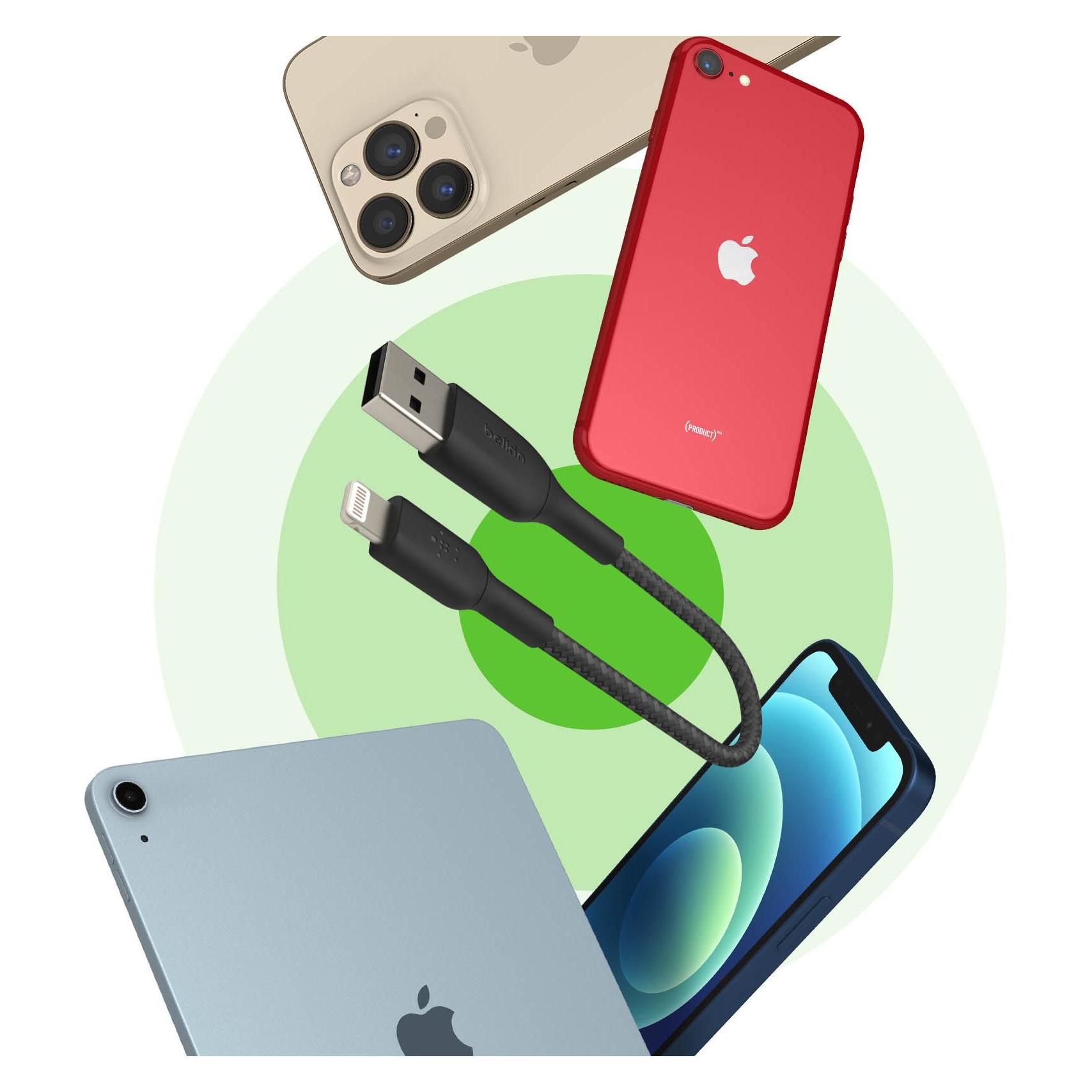 Belkin USB A - Lightning (0.15 m, USB 2.0) (CAA002bt0MBK)
