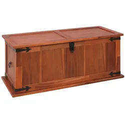 vidaXL Aufbewahrungstruhe 90 x 45 x 40 cm Akazien-Massivholz