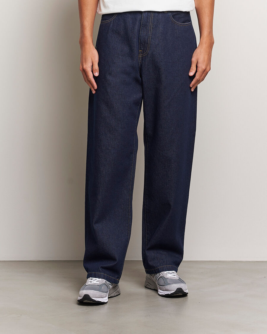 Carhartt WIP Landon Pant Robertson Denim Blue Rinsed men W32 Blå