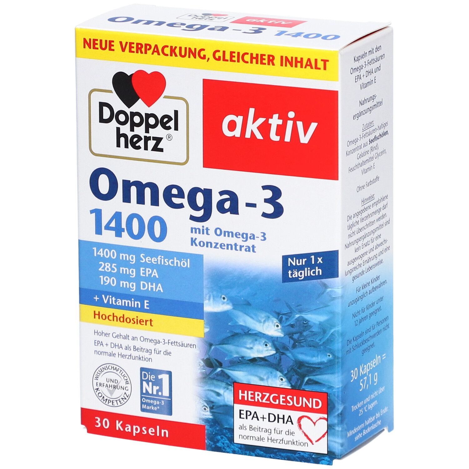 Doppelherz Omega-3 1400 30 Kps. St Kapseln