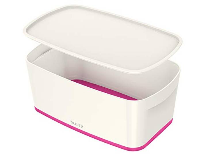 Leitz MyBox 52291023 Boîte Petit Format avec Couvercle Rose Métallisé