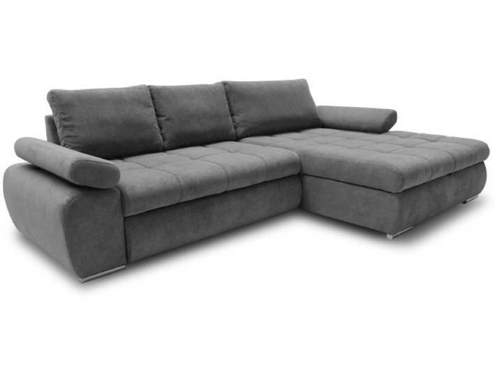 Ecksofa YALE Stoff dunkelgrau