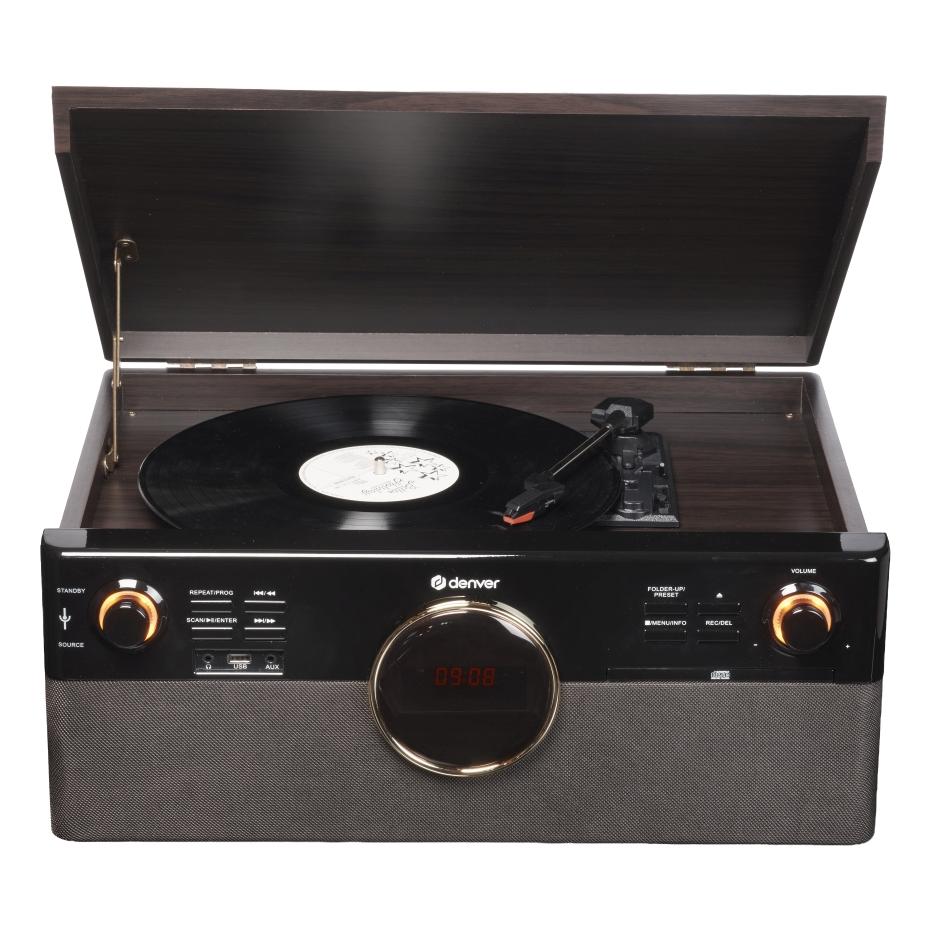 Denver MRD-180DW (Bluetooth, CD Player, Plattenspieler, 2x 9 W) (111161600160)