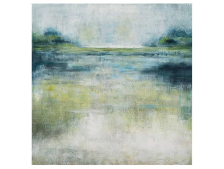 Bild Abstrakt in Blau und Grün image LAND