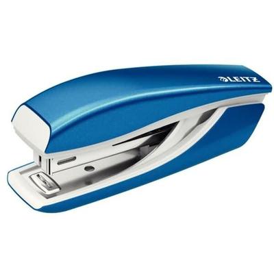 LEITZ Heftgerät Mini Nexxt Wow 10 Blatt blau metallic