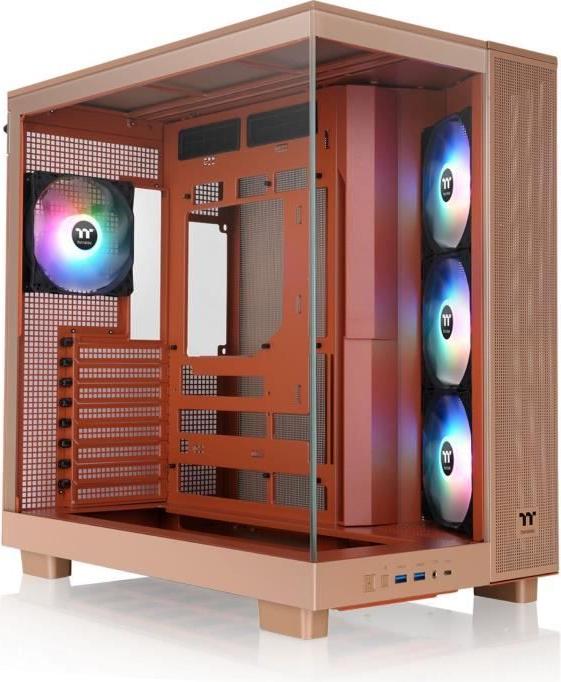 PC Gehäuse THERMALTAKE View 380 XL TG ARGB, Midi-Tower, ATX, 4x120mm A-RGB, Gravel Sand
